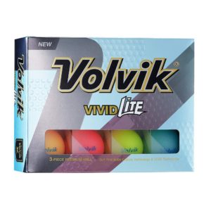 Volvik Vivid Matte Finished Colored Golf Balls